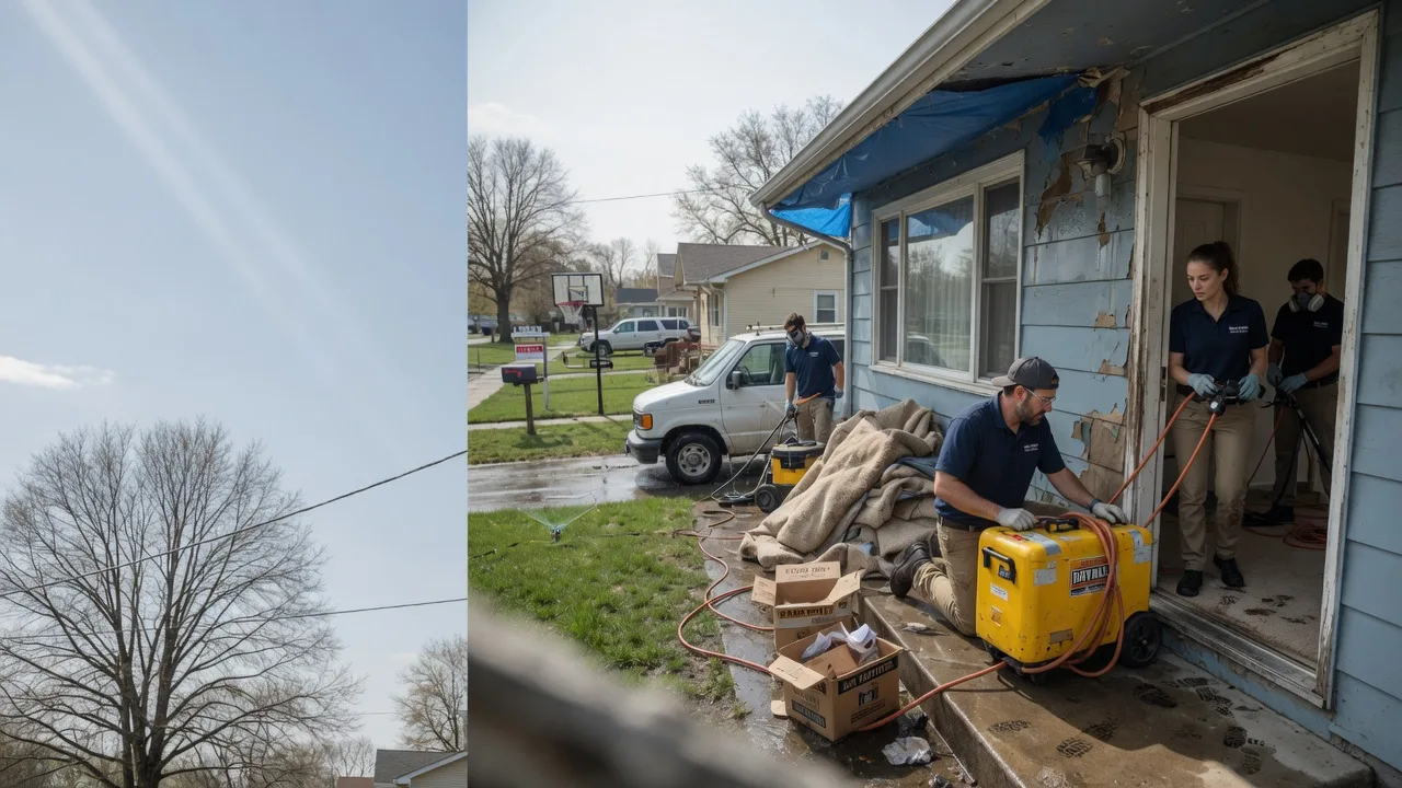 Basement Flood Cleanup in Pinckneyville, IL near me